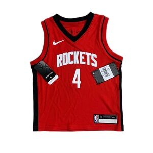 Nike Jalen Green #4 Houston Rockets Red Youth Size 5-6 Jersey